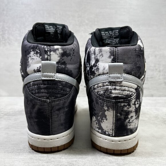Nike Dunk Sky Hi Print Hidden Wedge Sneakers - Women's Size 7.5 - Silver Tie Dye - Picture 6 of 11